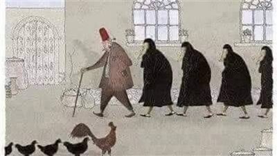 ملك كان متزوج 4 زوجات
