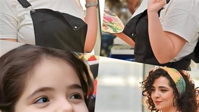 بـدت وكأنها لوحـة مرسـومة من فـرط جمالها هدية الطفـلة الشهيرة في باب الحارة إبنة بوران وحفـيدة أبو عصام الممثلة الشابة 