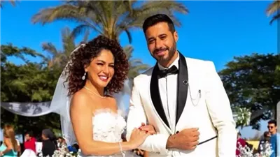 زواج أحمد السعدني من ممثلة شهيرة يشعل مواقع التواصل.. أول صورة لهما من حفل الزفاف!