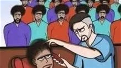 حكاية جاءه تاجر الماس امريكي للحلاقه