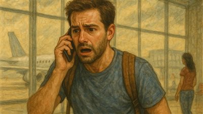 سافرت في مهمة لمدة ثلاثة ايام
