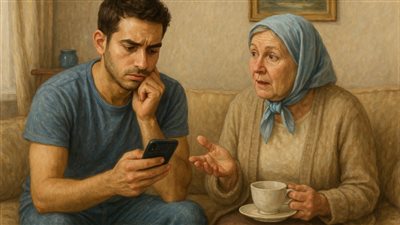 ام سعيد فجأة راحت إلى لندن تزور ابنها