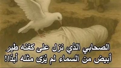 الصحابى الذى نزل على نعشه طائر من السماء