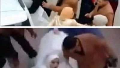 حدث بالفعل العريس والعروسة طالعين على شقتهم
