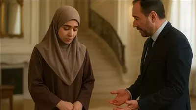 استأجر رجل ثري خادمة لتنظيف قصره يوميًا