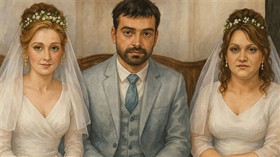 قصة يحكي ان رجل تزوج امراتين
